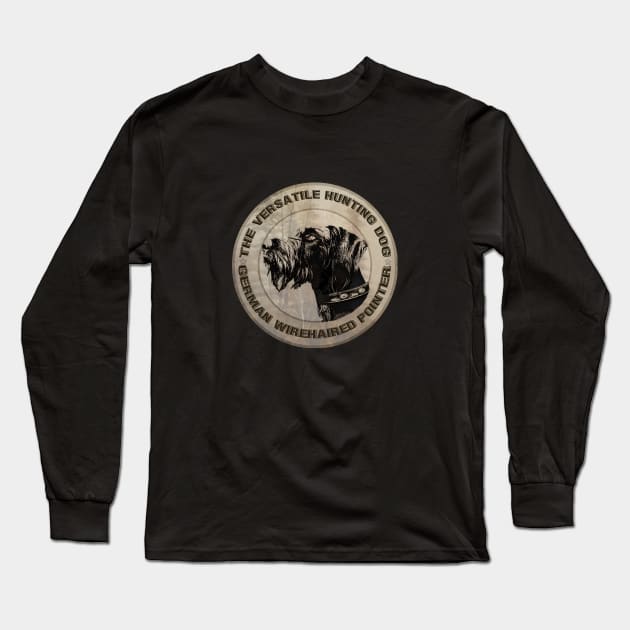 German Wirehaired Pointer Long Sleeve T-Shirt by German Wirehaired Pointer 